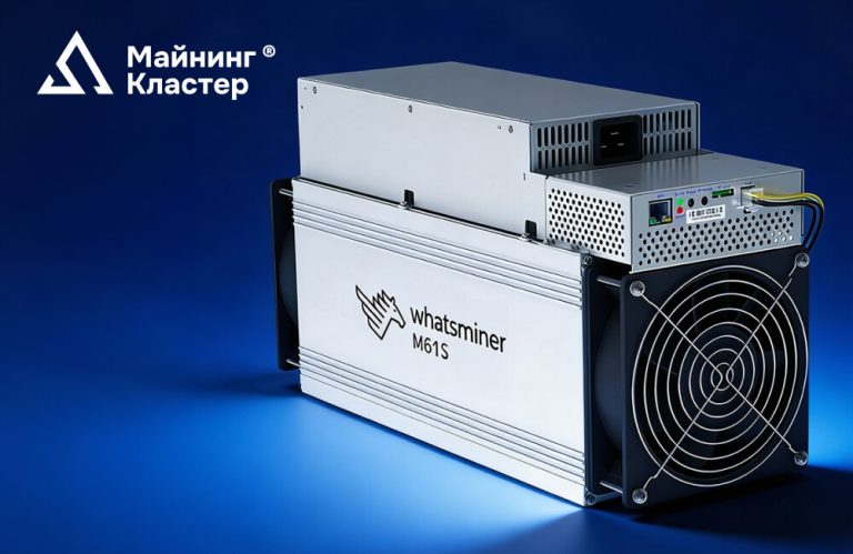 Whatsminer M61 / M61S (200–210 TH/s) TH/s: Полный обзор и реальные возможности майнера
